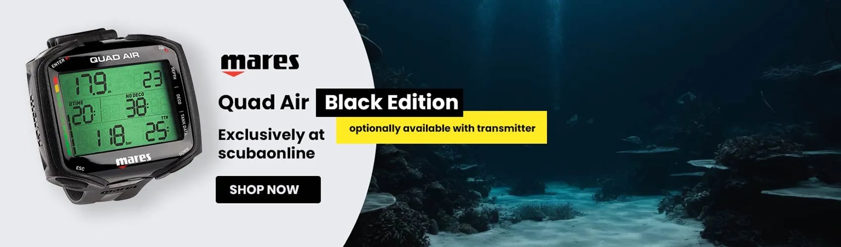 mares Quad Air black edition