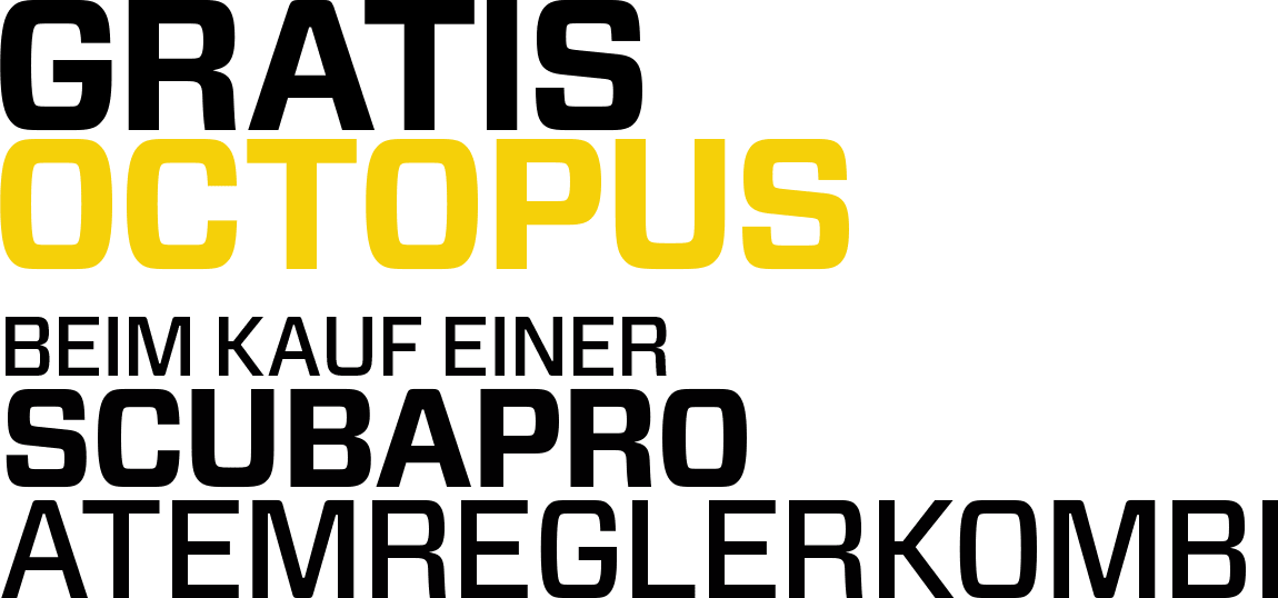 GRATIS OCTOPUS - Beim Kauf einer scubapro Atemreglerkombi